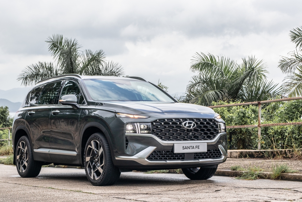 Hyundai Santa Fe SUV in the UAE