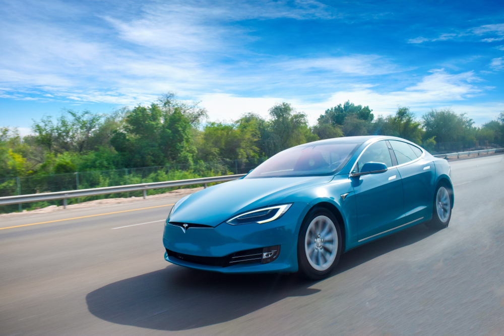 Tesla Model S EV cars