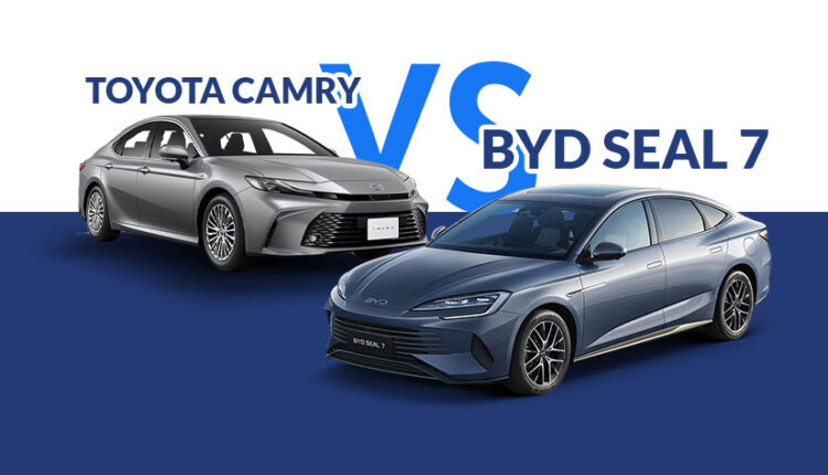 بي واي دي سيل 7 وتويوتا كامري هايبرد