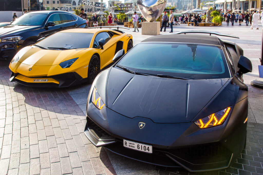 Supercars in Dubai