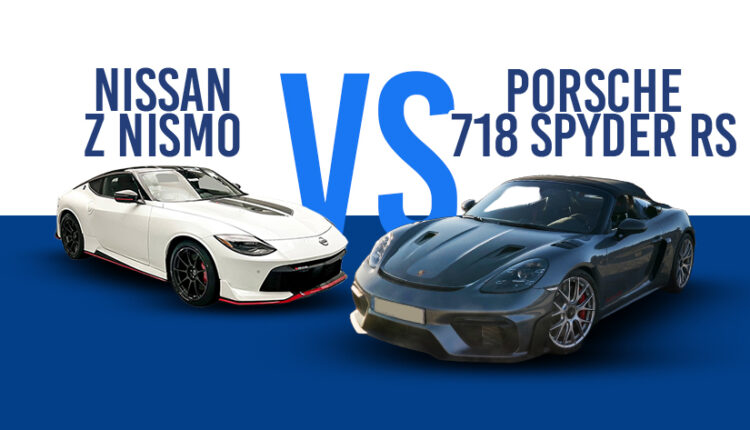 Nissan Z Nismo vs Porsche 718 Spyder RS