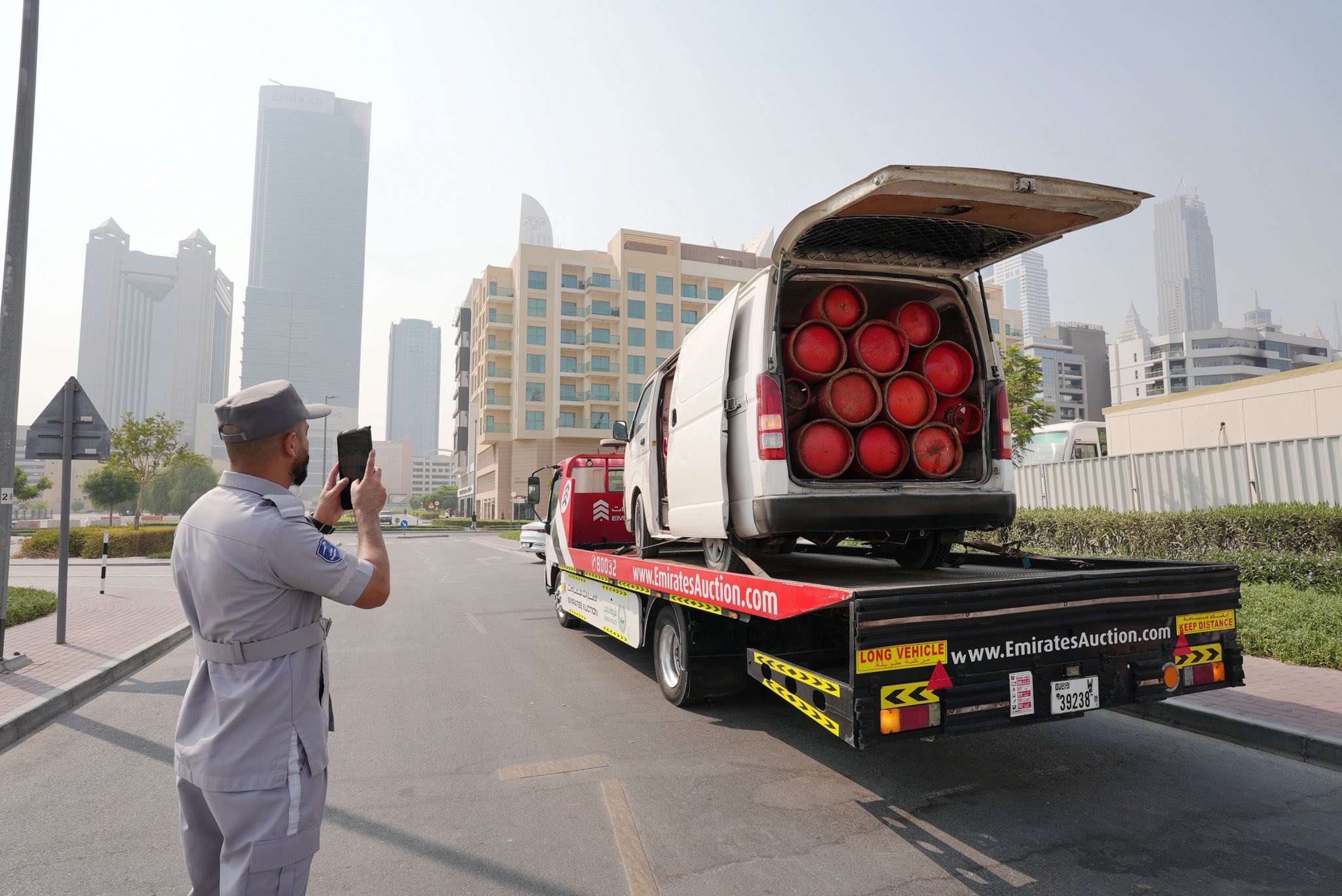 gas cylinder transport