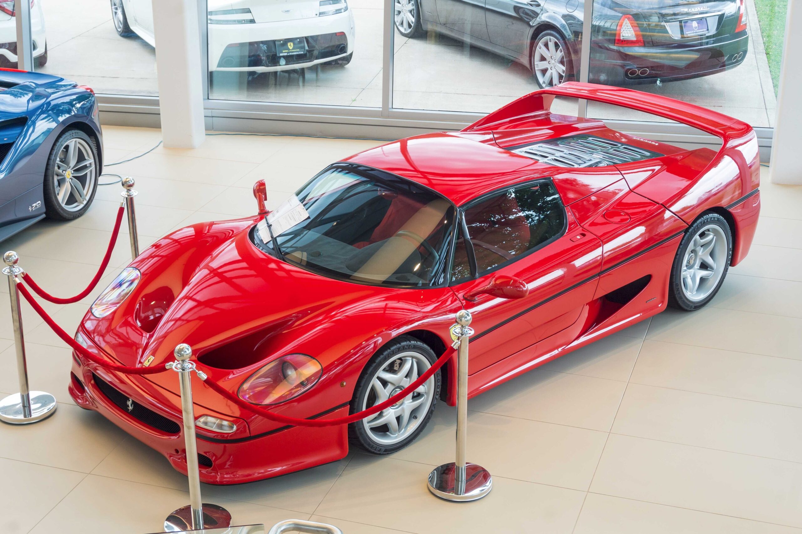 Giorgio Armani's garage