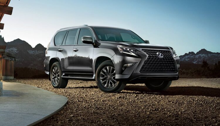 2023 Lexus GX 460 showcasing its bold design and off-road capability in UAE terrain.
