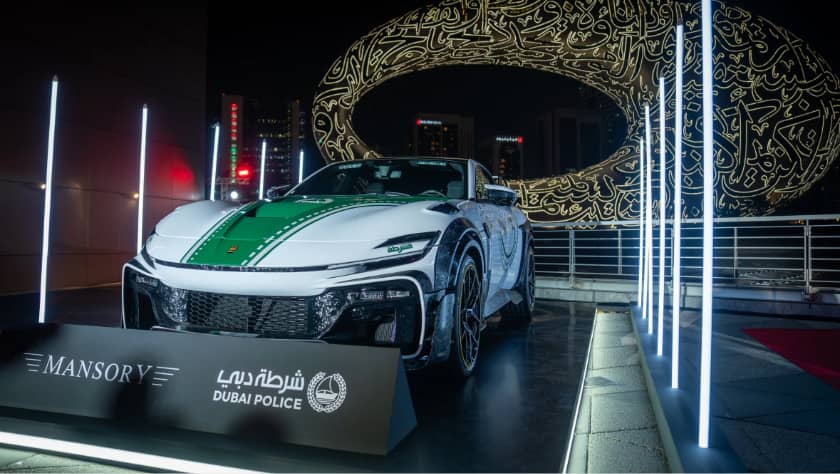 Dubai Police Mansory Ferrari Purosangue