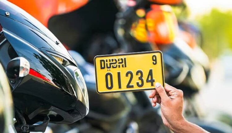 front number plates