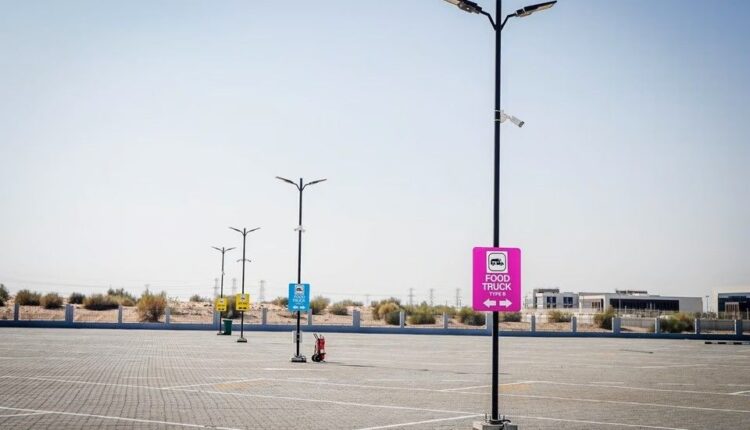 Dubai caravan parking initiative managing unregulated caravan parking in residential neighborhoods and road right-of-way areas.