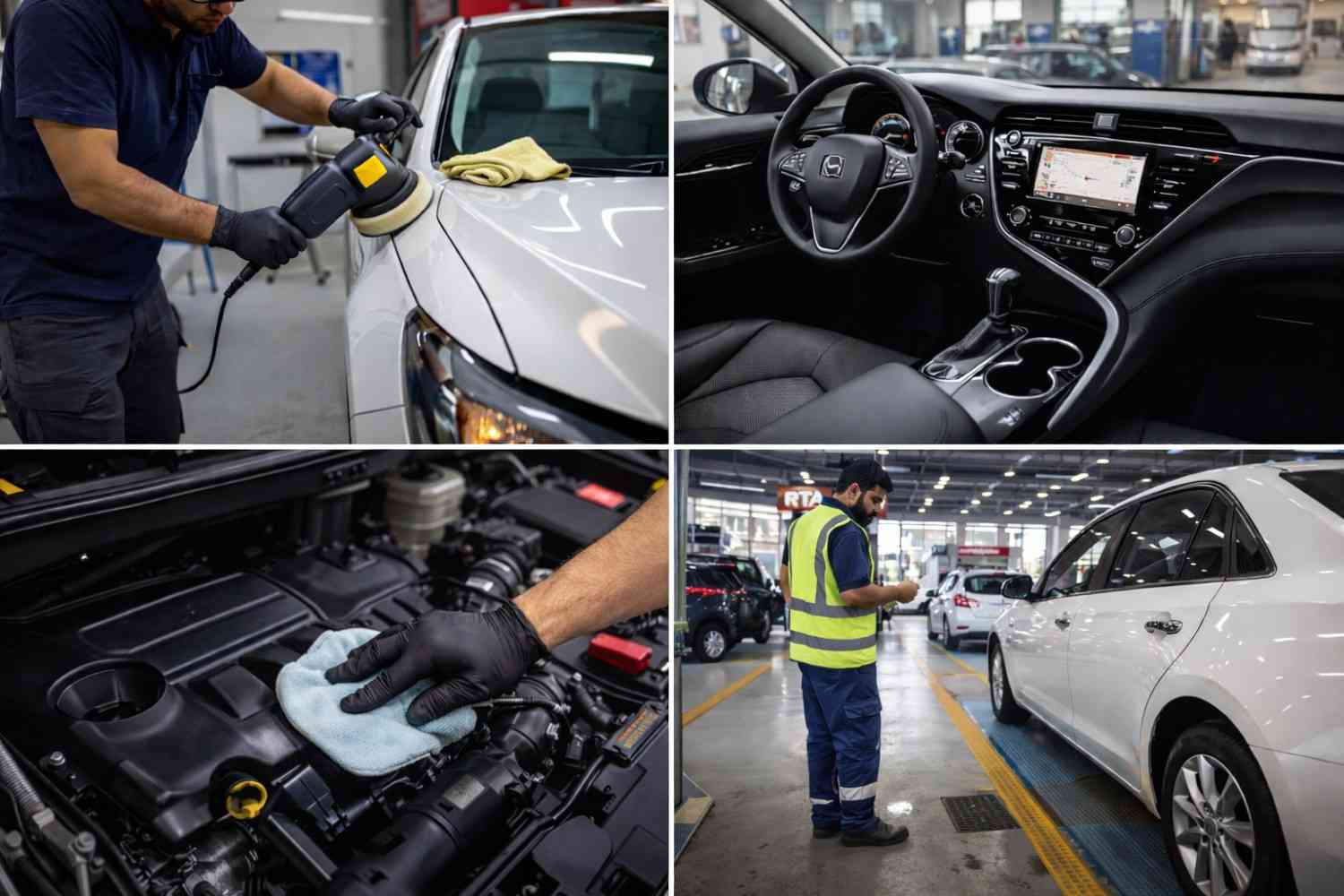 Proper detailing and inspection improve resale value in the UAE used car market.