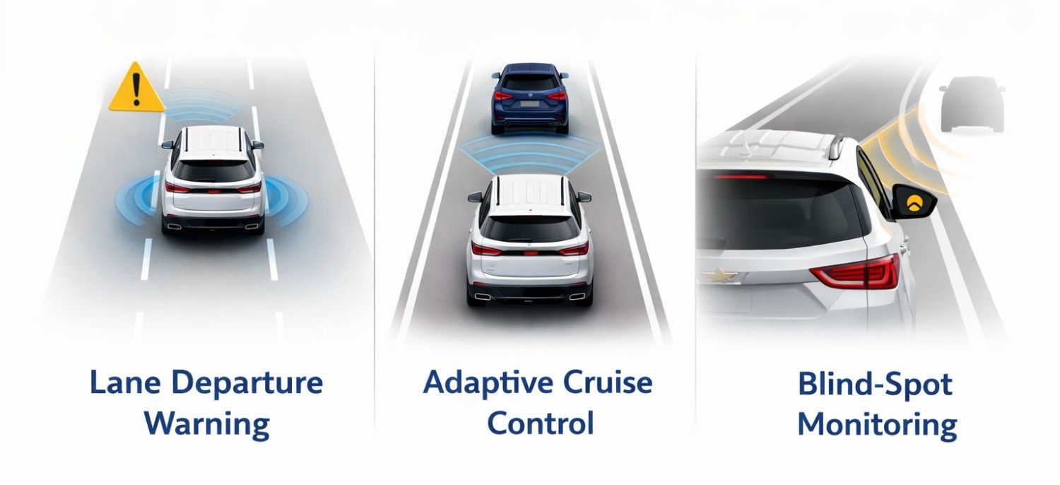 "New safety features in the facelifted model, including ADAS.| Arabwheels 
