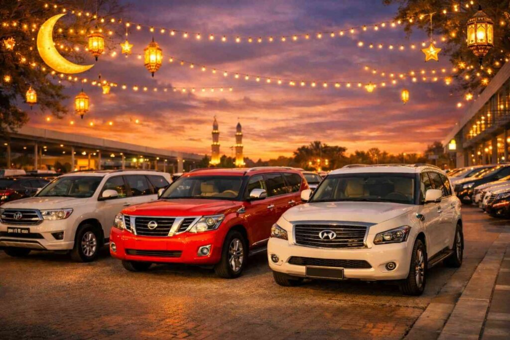best time to buy a car in Ramadan dealership SUVs GCC| Arabwheels.ae
