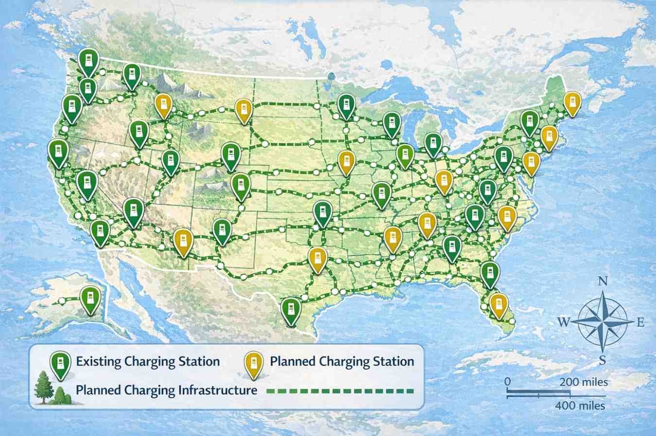 EV Charging Infrastructure in the UAE: A growing network of existing and planned charging stations, supporting the shift toward sustainable mobility| Arabwheels.ae