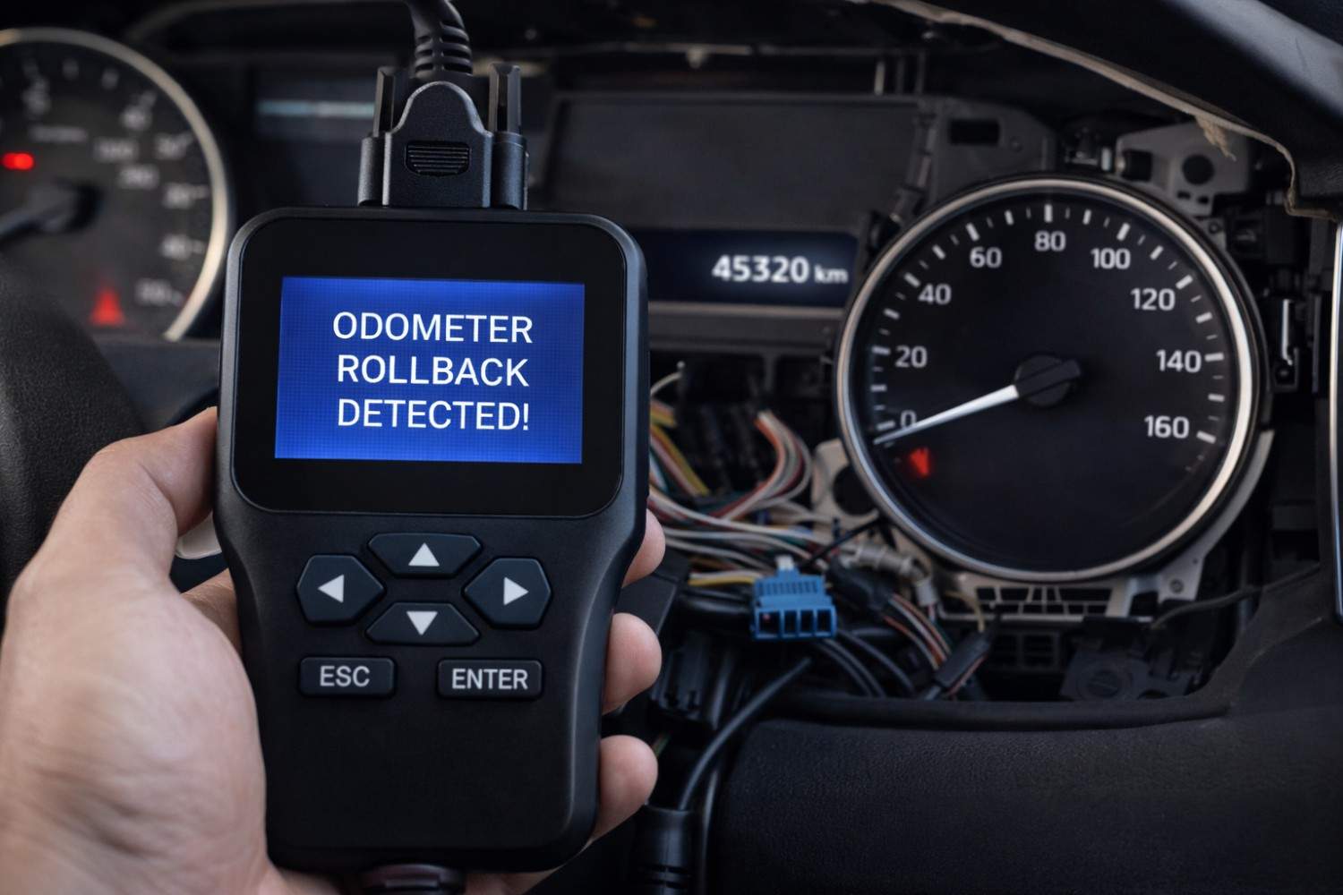 car mileage in Dubai odometer rollback detection| Arabwheels.ae