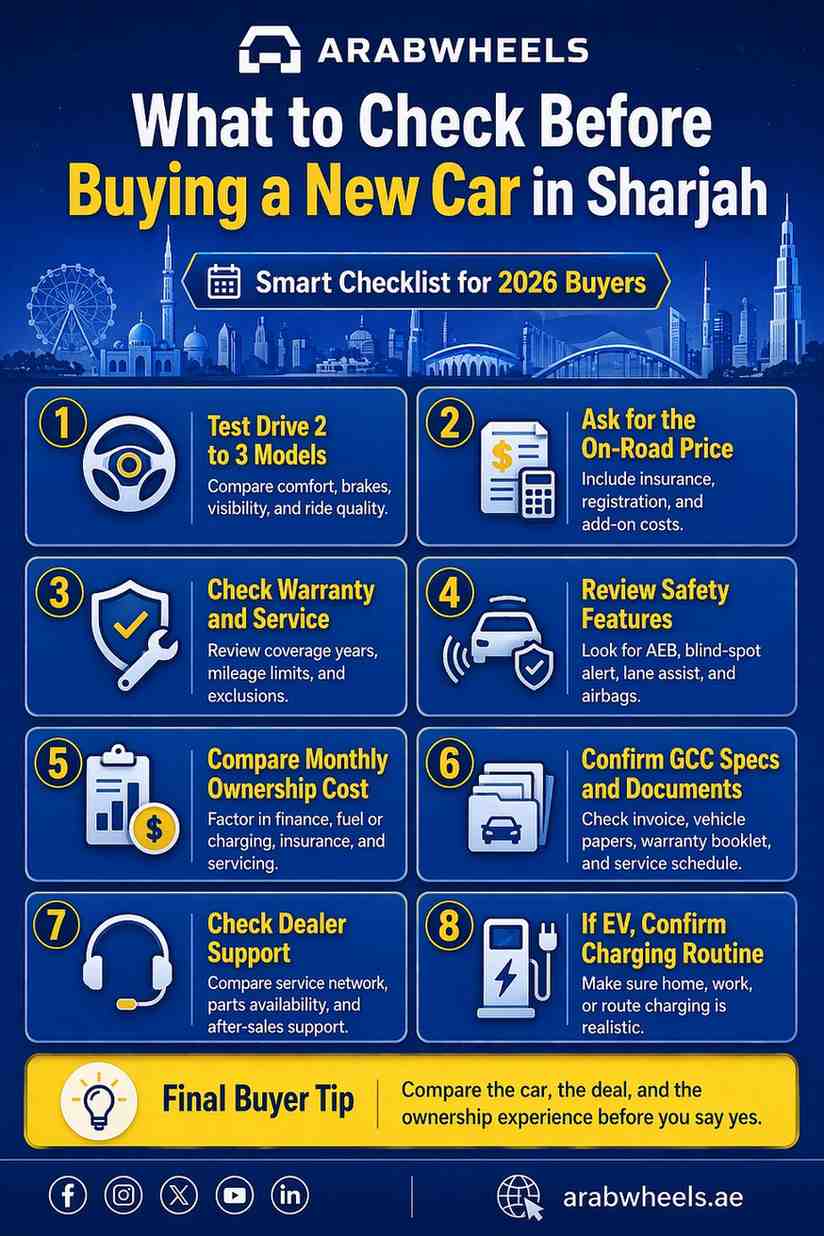 How to Choose the Best New Car in Sharjah in 2026 - ArabWheels