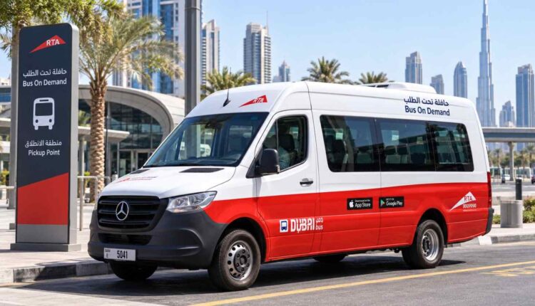 RTA Bus On Demand minibus operating in Dubai|Arabwheels.ae