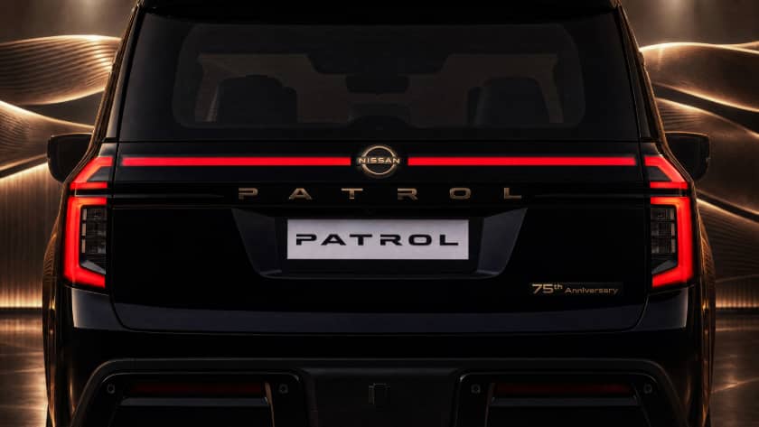 Nissan Patrol 75th Anniversary Edition rear view