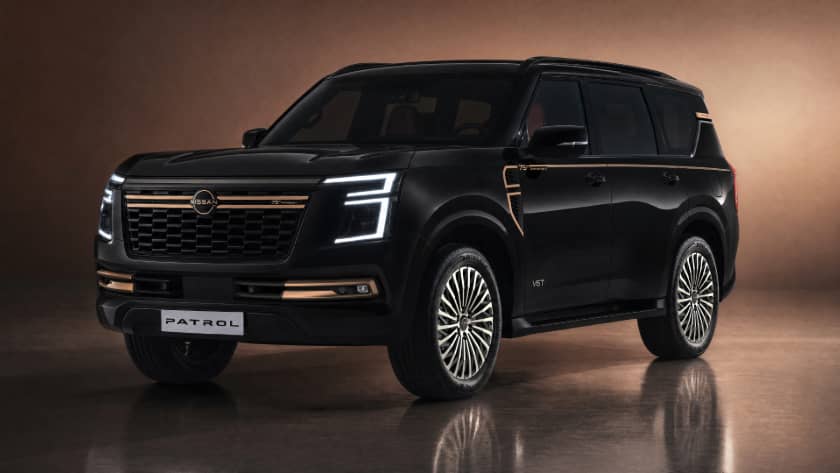 Nissan Patrol 75th Anniversary Edition front view